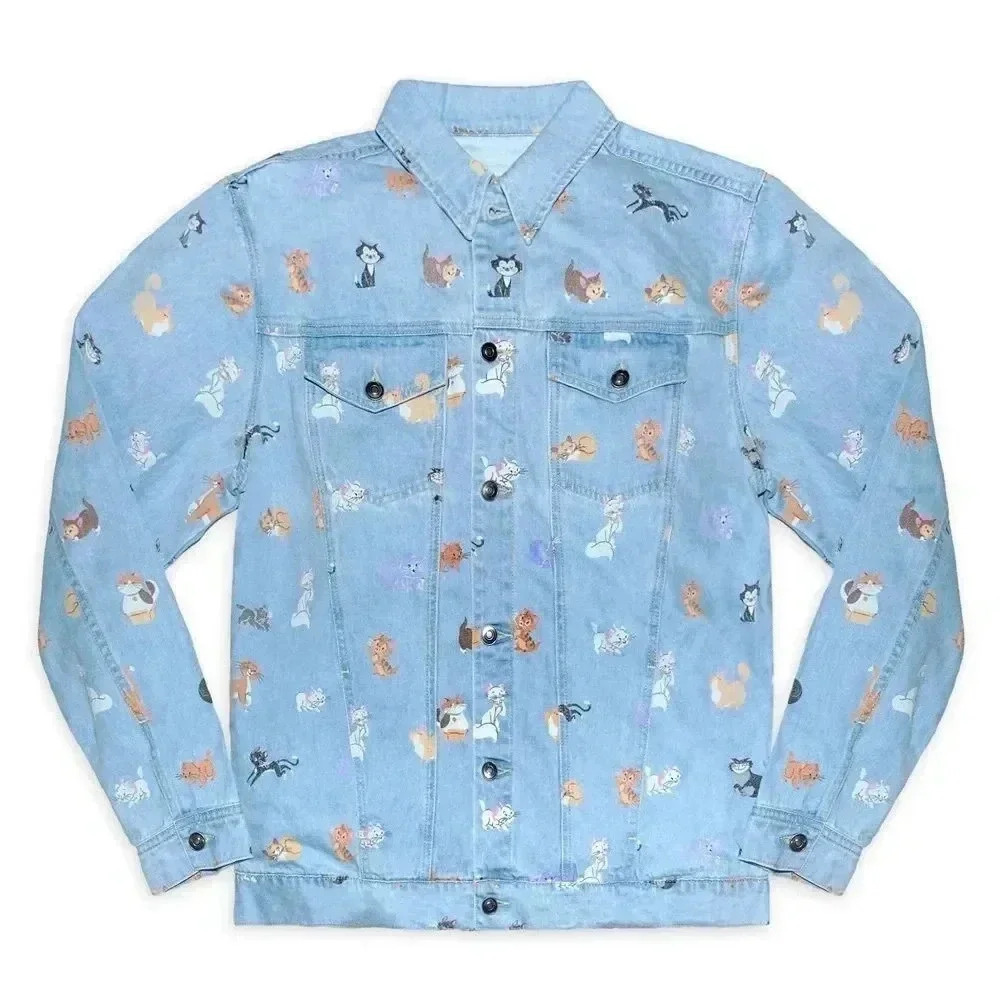 NWT Disney Cat Denim Jacket For Women